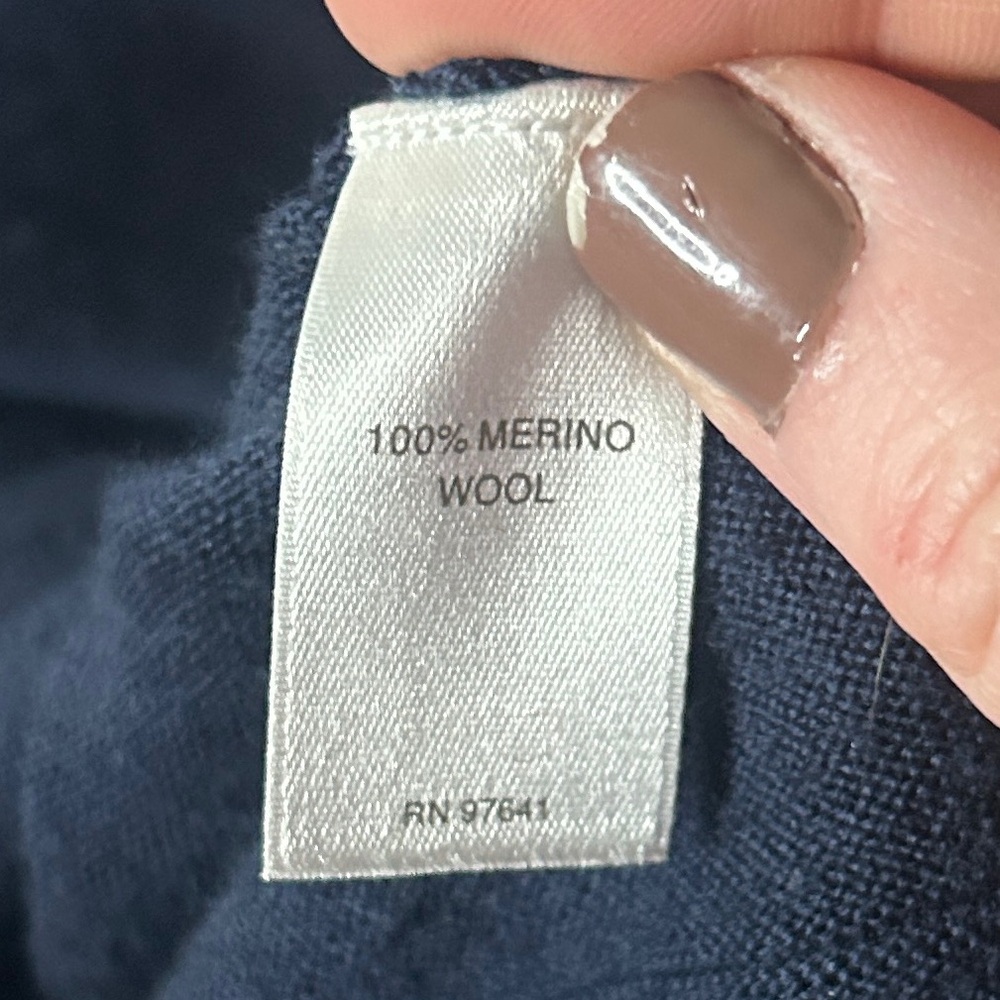 J. JILL 100% Merino Wool Soft Tunic Sweater Lightweight Parisian Minimalist | MP - Picture 11 of 12